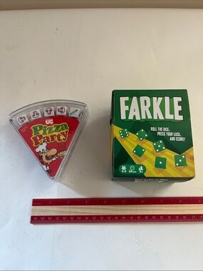 Farkle and Pizza Party Dice Games for No electronic game play!!